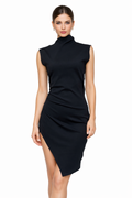 Sleeveless Body Con Split Dress